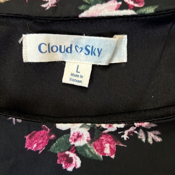 Cloud Sky Spaghetti Strap Floral Print Dress - Picture 6 of 8